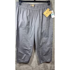 Democracy NEW Pants Women Sz 16 Gray SkyRise Pull-On Elastic Band Waist Stretch